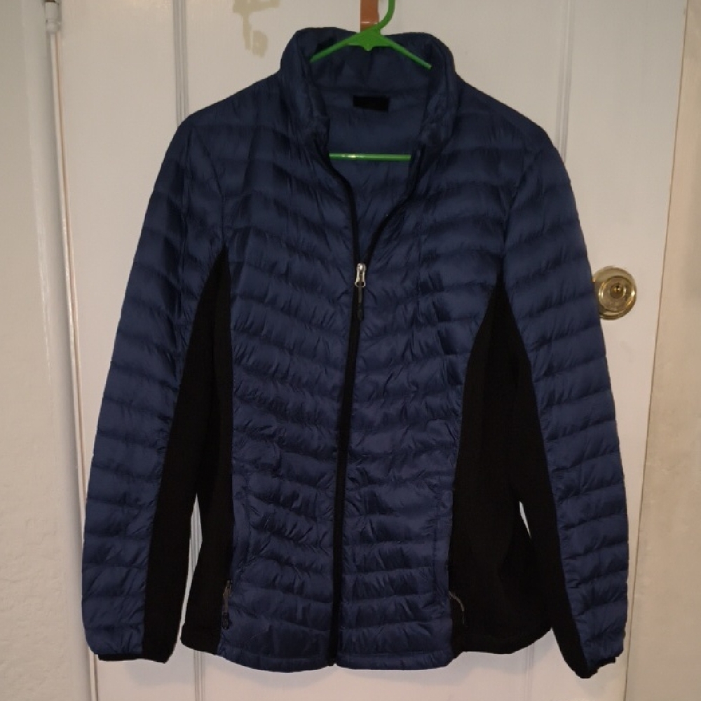 32 Degrees | Blue and Black Women's Puffer Jacket